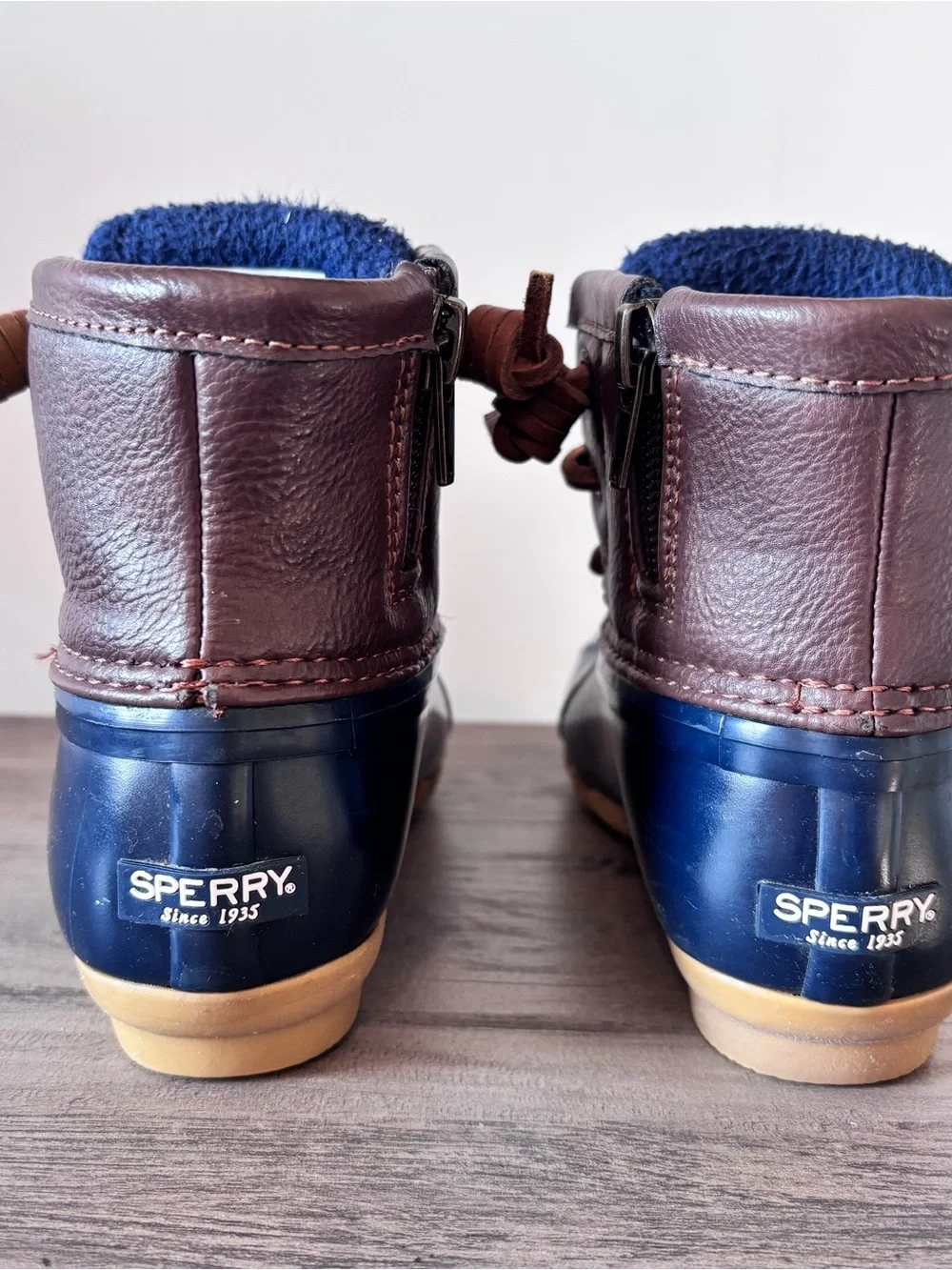 Sperry Saltwater Top Sider Unisex Duck Rain Boots - Kids Size 9M
